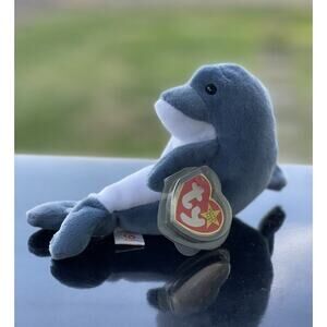 Ty Beanie Baby Echo the Dolphin Plush Vintage 1996